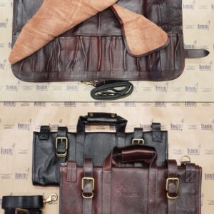 Boldric Borsa chef in pelle 17 tasche