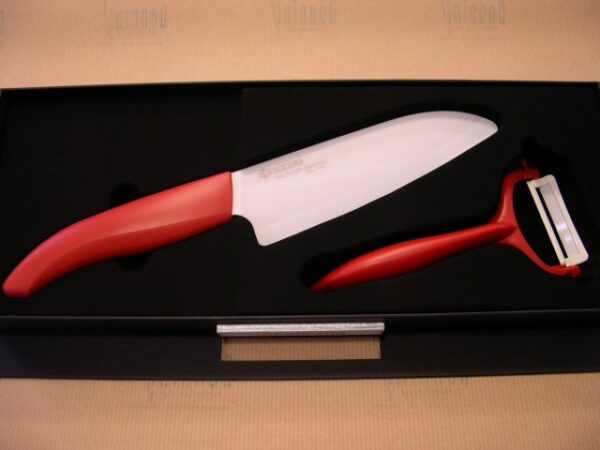Kyocera Serie Gen coppia coltello+pelaortaggi in ceramica