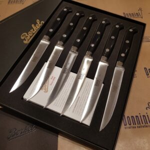 Berkel per Coltelleria Donnini confezione 6 coltelli bistecca