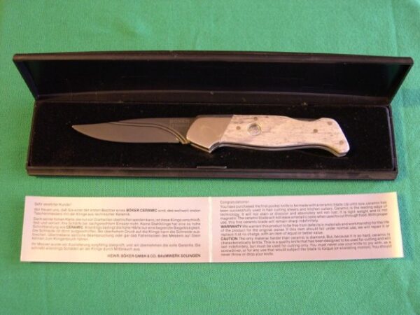 Boker manico in ceramica