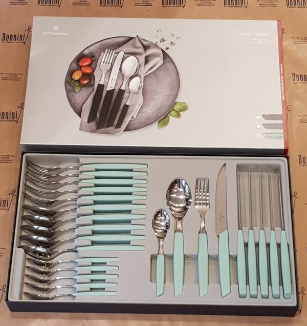 Victorinox Set posate Mint green