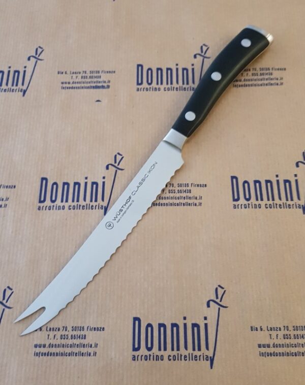 Wusthof Ikon Utility dentato due punte